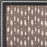 New Pink Stripe Hand Block Bagru Print Fabric Online