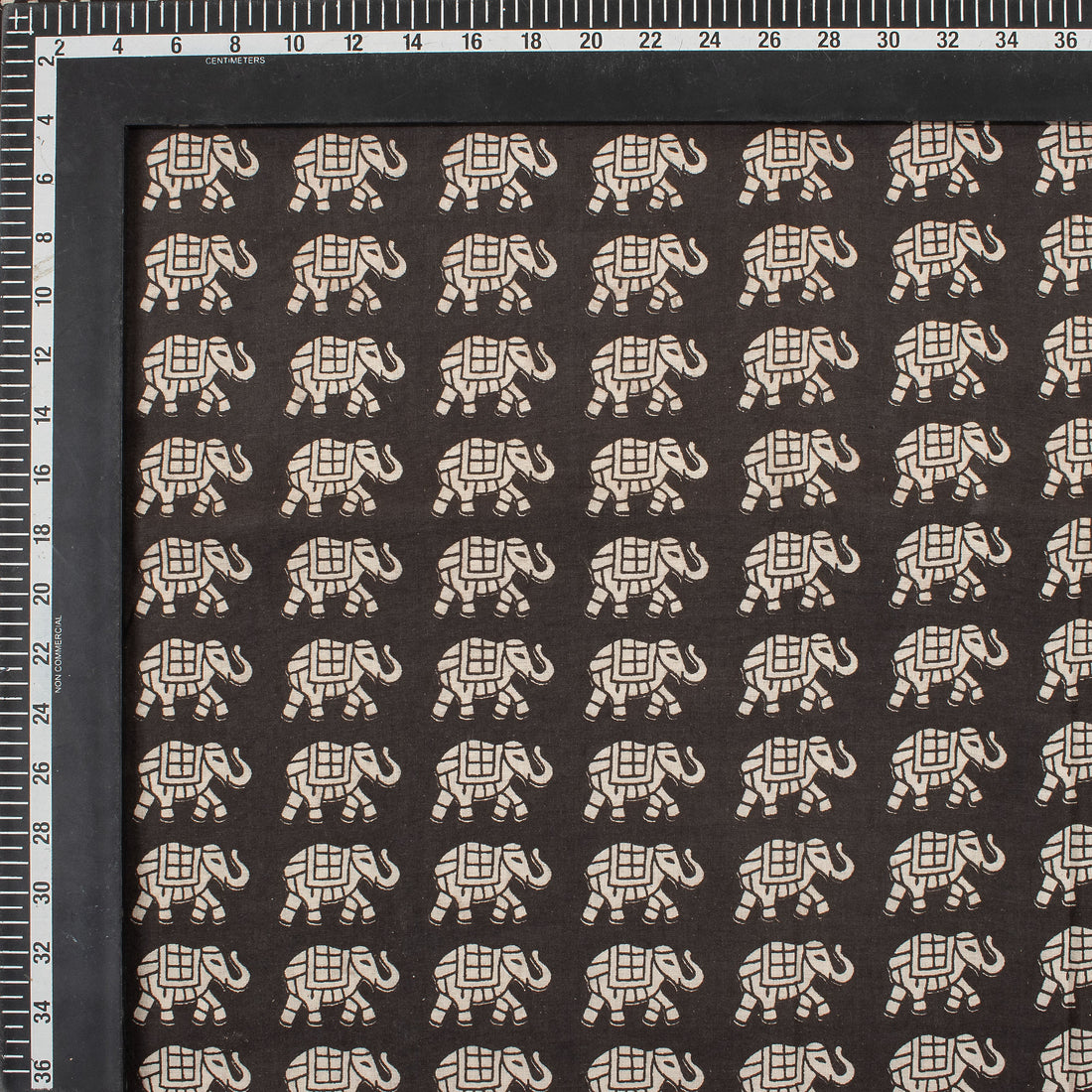Bagru Elephant Hand Block Printed Fabric