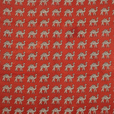 Camel Hand Block Bagru Print Fabric Online