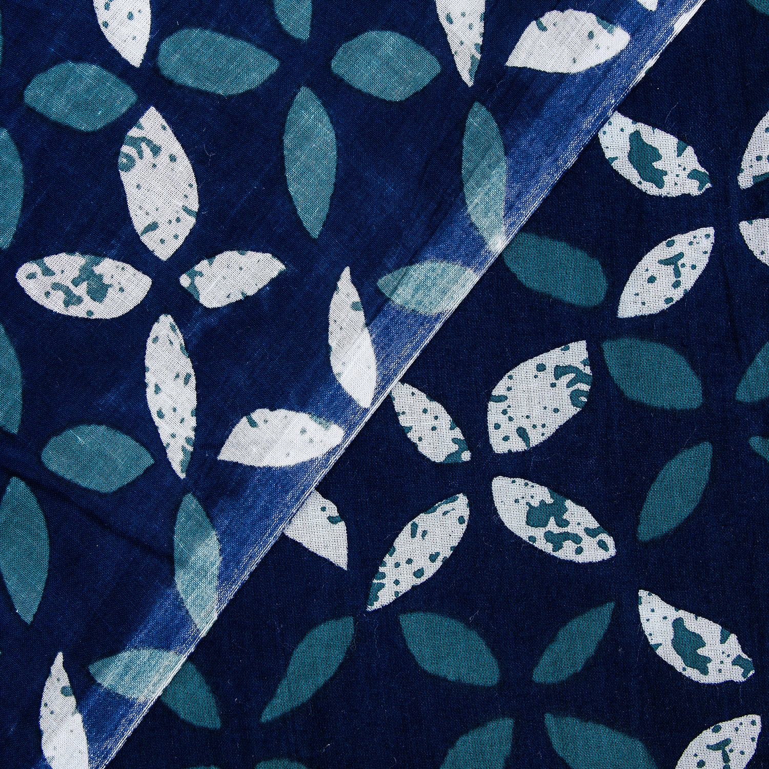 Indigo Blue Jaipur Block Print Fabric Online
