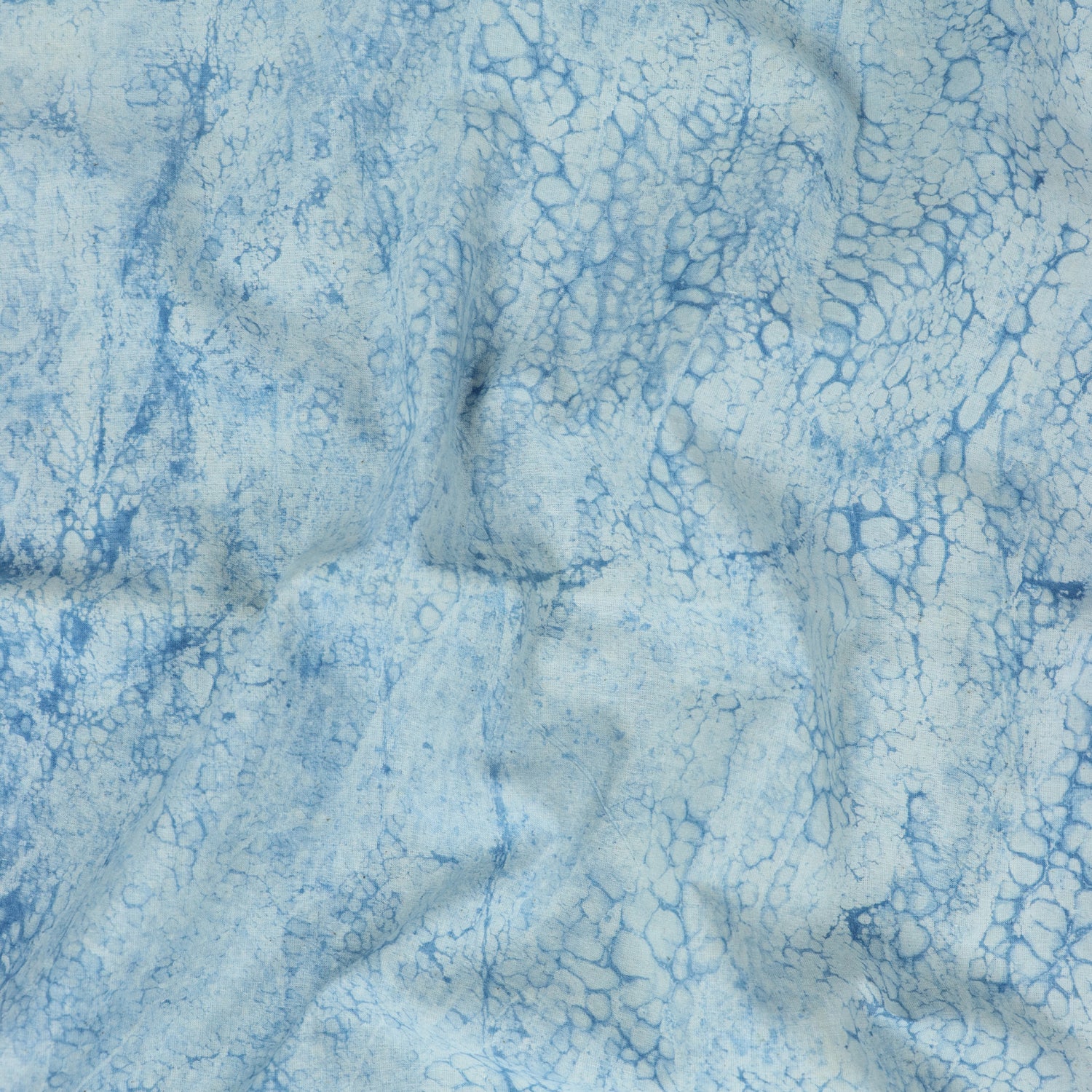 Abstract Indigo Pure Cotton Fabric Mud Cloth Online