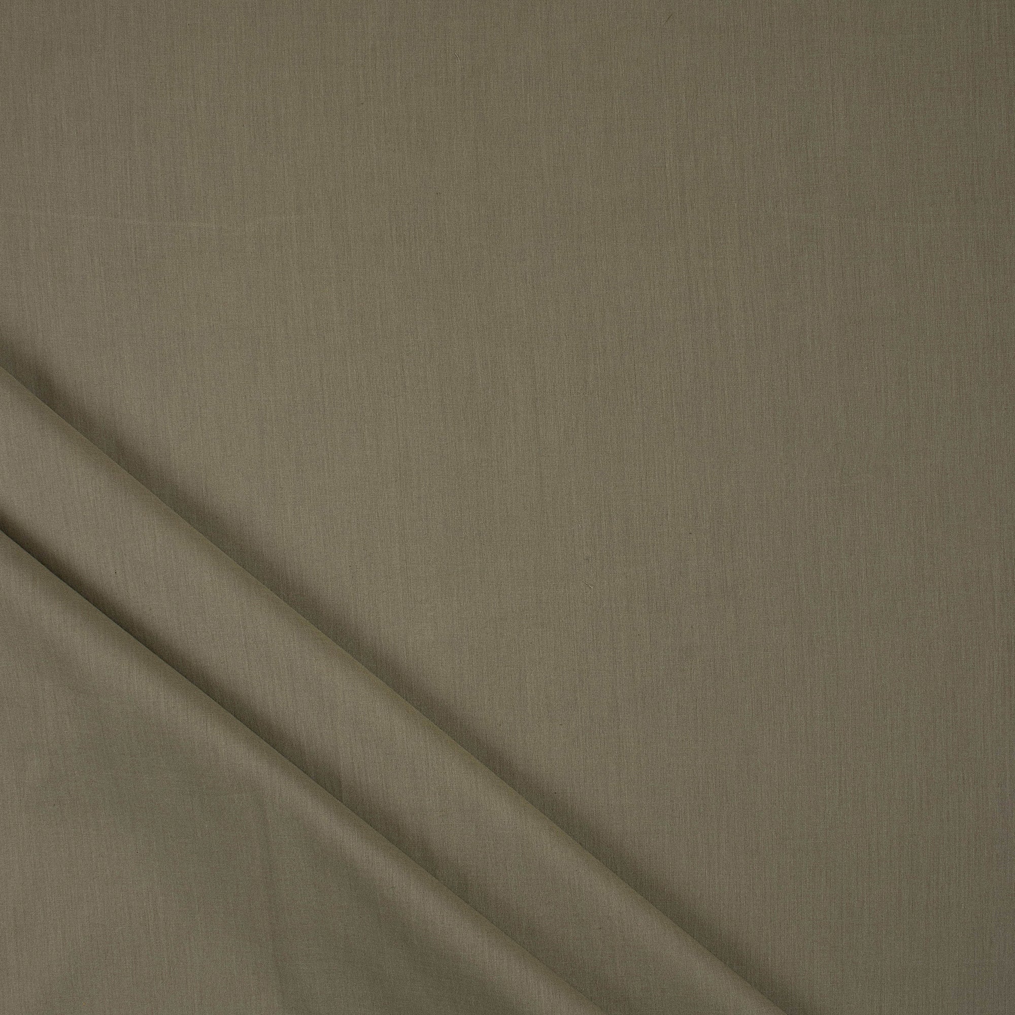 Soft Cotton Natural Dyed Solid Grey Fabric