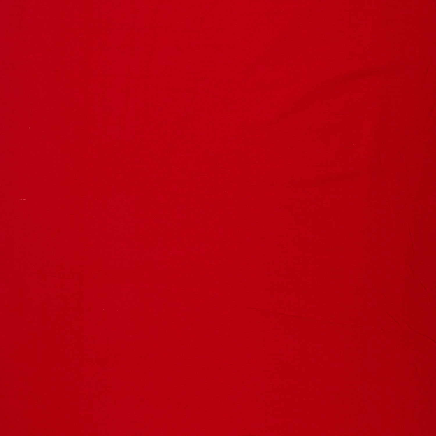 Solid Royal Red Plain Cotton Fabric