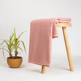 Solid Light Pink Soft Cotton Plain Material