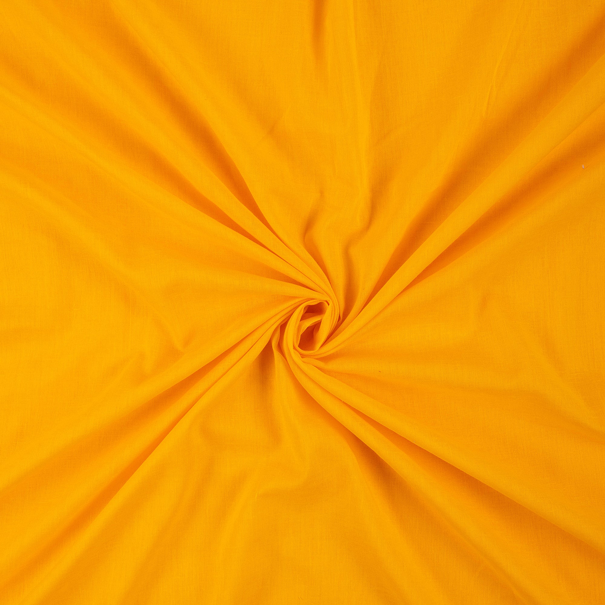 Solid Royal Yellow Cotton Fabric 