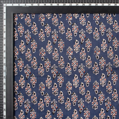 Natural Dyed Hand Block Print Cotton Fabric