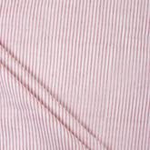 New Pink Stripe Organic Cotton Hand Block Print Fabric