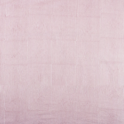 New Pink Stripe Organic Cotton Hand Block Print Fabric