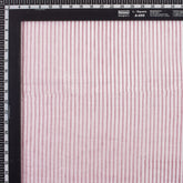 New Pink Stripe Organic Cotton Hand Block Print Fabric