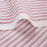 New Pink Stripe Organic Cotton Hand Block Print Fabric