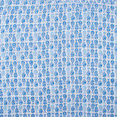 Blue Fish Indian Hand Block Printed Fabric