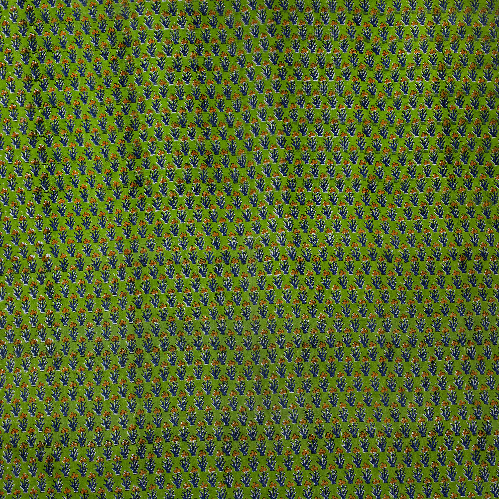 Green Floral Best Fabric for Kurti