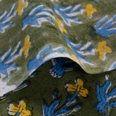 Hand Block Printed Fabric - Multi Floral Dress Making