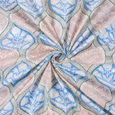 Hand Block Printed Fabric for Home Decor and Curtain