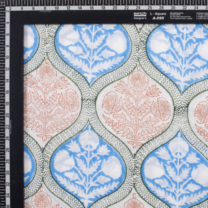 Hand Block Printed Fabric for Home Decor and Curtain