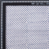 Blue Abstract Hand Block Printed Fabric for Kurti Fabric