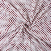 Blue Leaf Hand Block Printed Pure Cotton Fabric Online