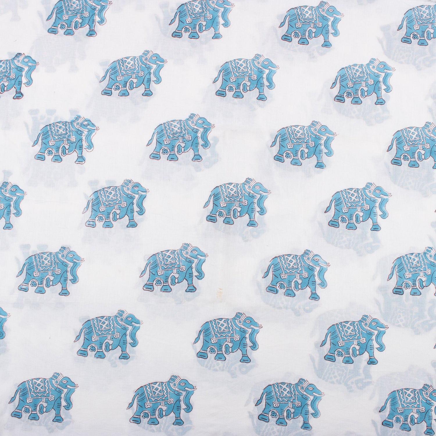 Animal Hand Block Printed Quality Fabric