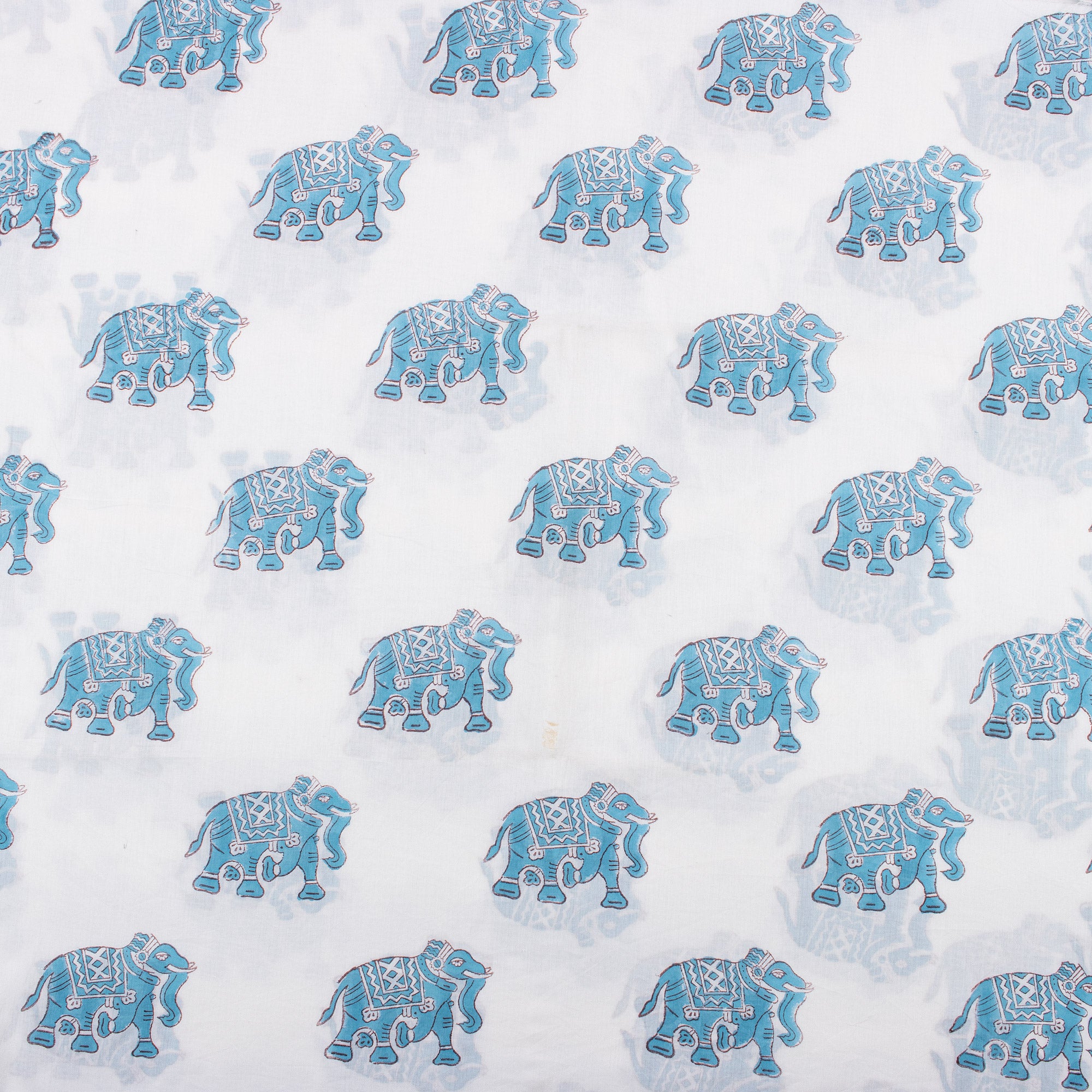 Animal Hand Block Printed Quality Fabric