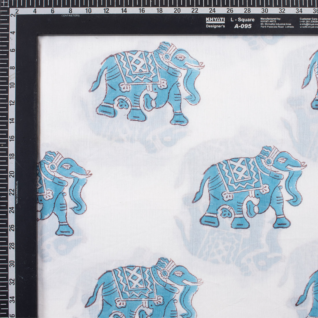 Animal Hand Block Printed Quality Fabric