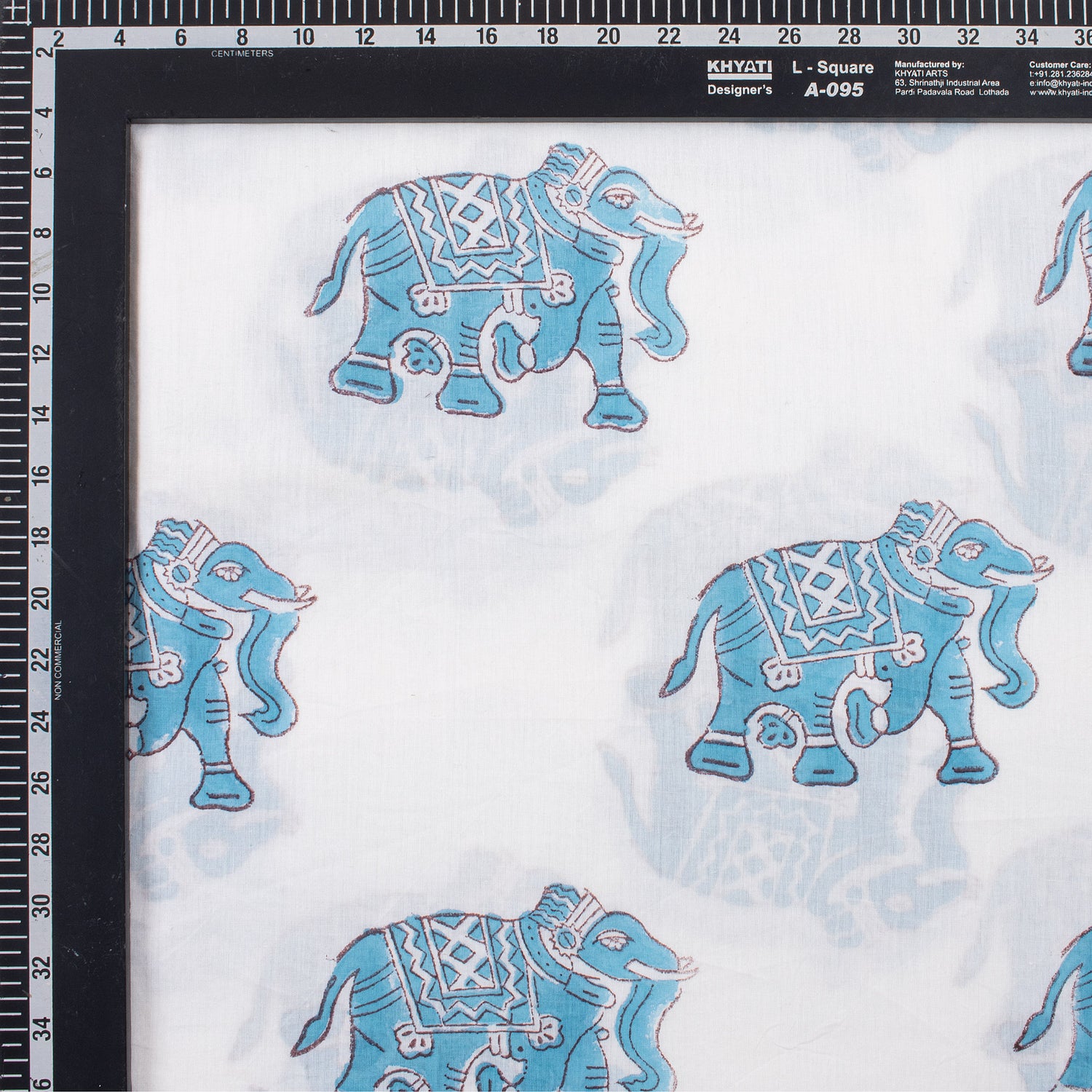 Animal Hand Block Printed Quality Fabric