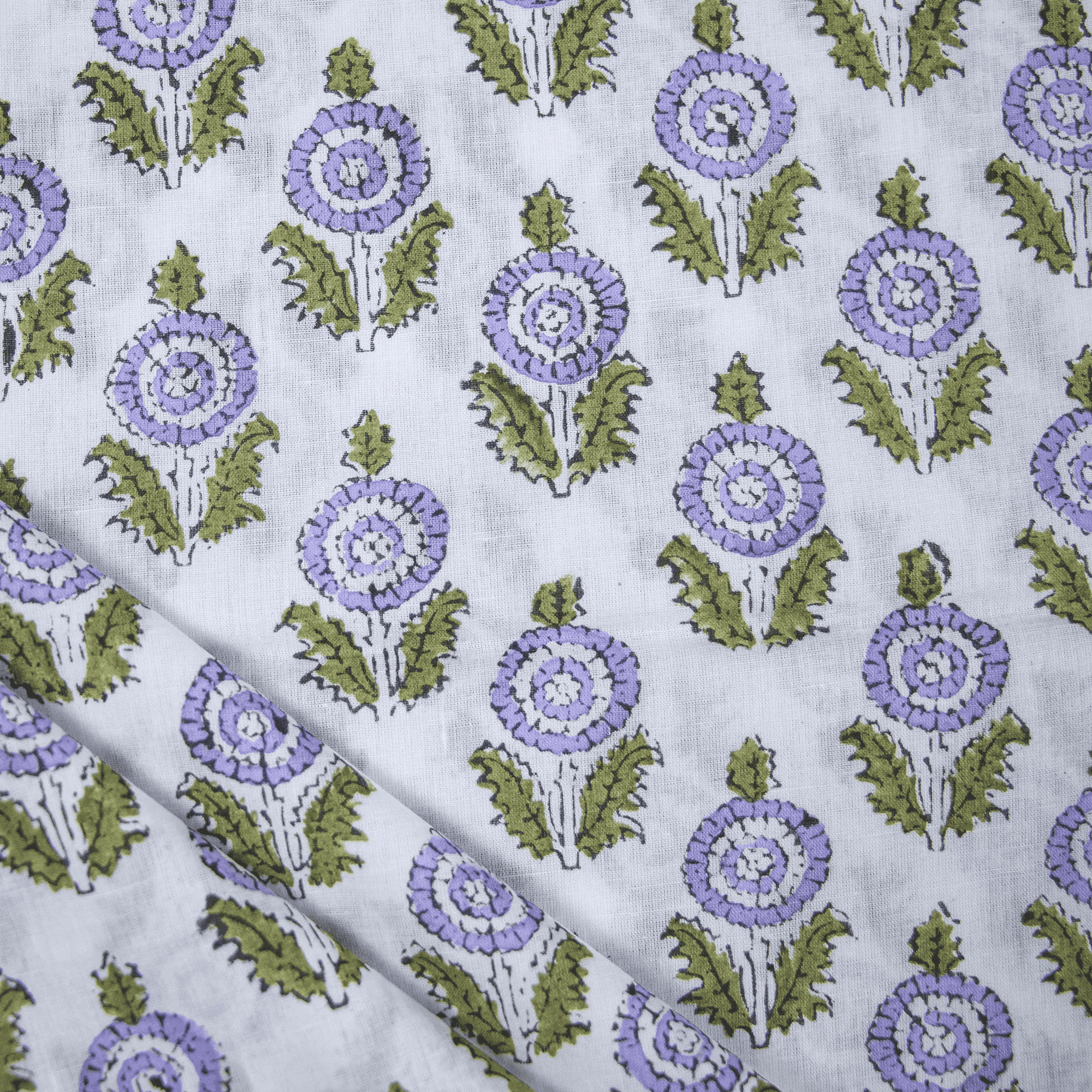 Jaipuri hand block print Cotton fabric