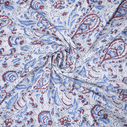 Hand Block Print Fabric Dress Material