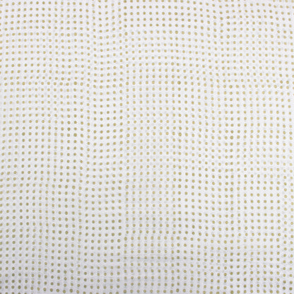 Green Hand Block Printed Polka Dots Fabric Online