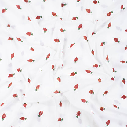 Latest Strawberry Tie Dye Fabric Set Pure Cotton
