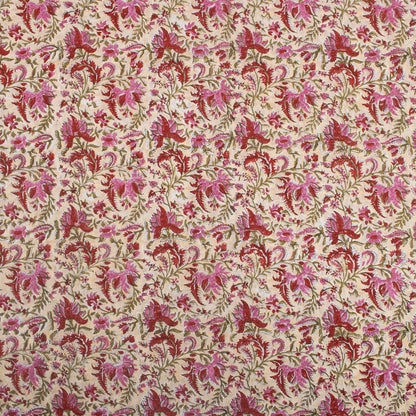 Breathable Hand Block Printed Cotton Fabric