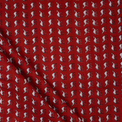 Beautiful Camel Hand Block Printed Fabric Online