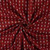 Beautiful Camel Hand Block Printed Fabric Online