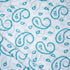 Blue Paisley Hand Block Printed Cotton Fabric