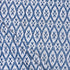 Blue Ikat Print Soft Cotton Fabric for Dress