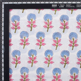 Red Pure Cotton Ajrakh Cotton Fabric