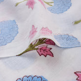 Red Pure Cotton Ajrakh Cotton Fabric