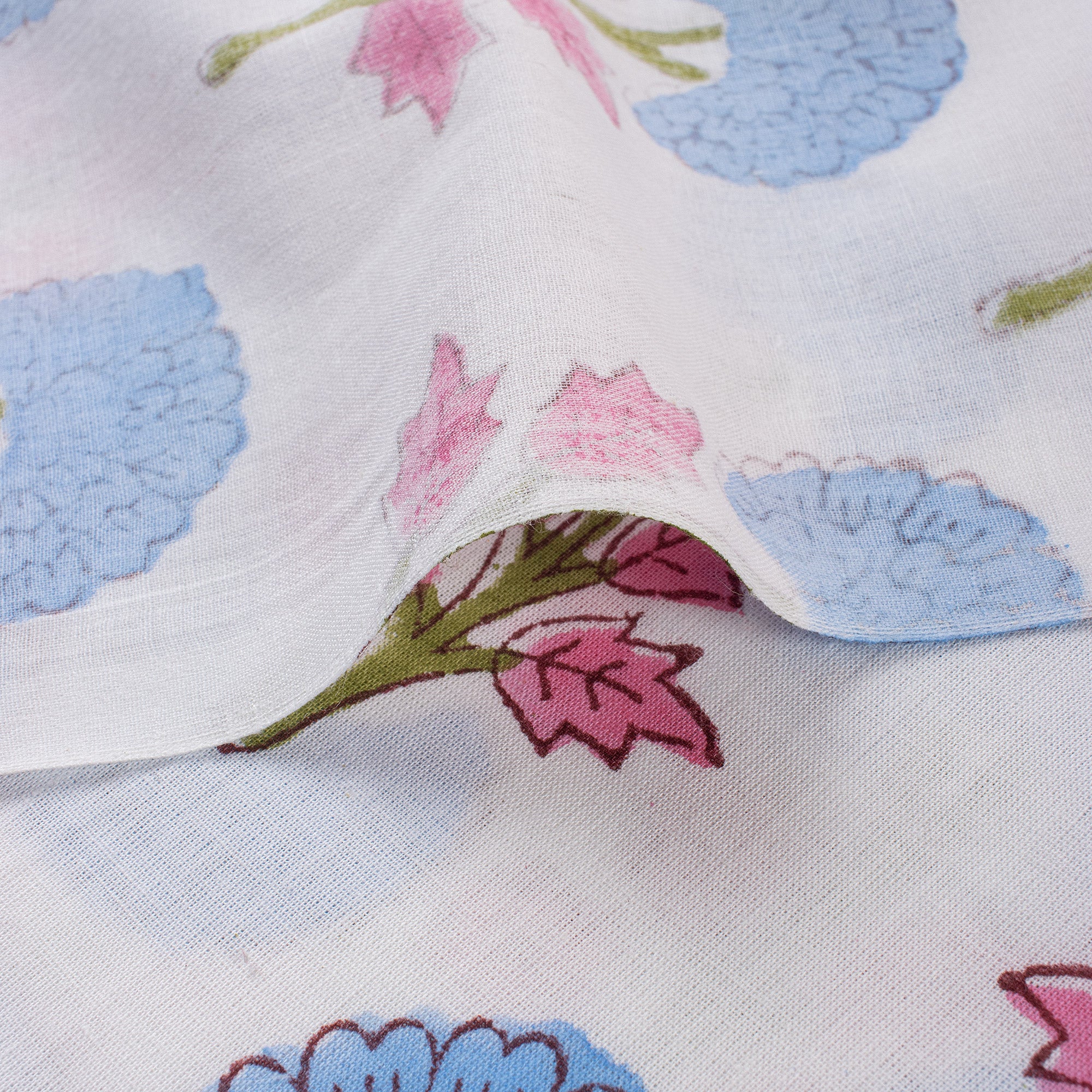 Red Pure Cotton Ajrakh Cotton Fabric