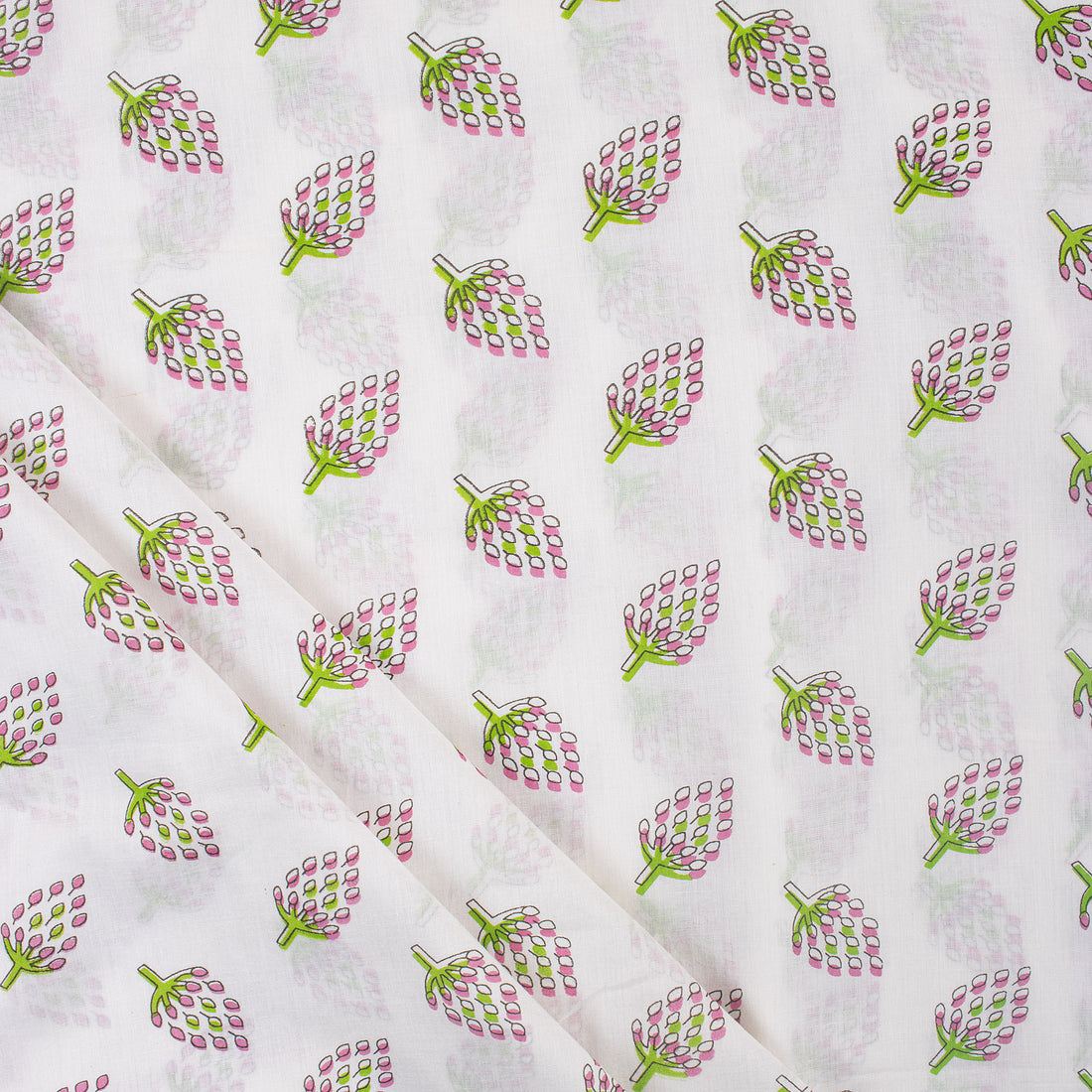 Organic Cotton Hand Block Printed Fabric for Daily Used