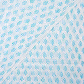Blue Booti Hand Block Printed Running Fabric