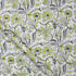 Green Floral Hand Block Printed Cotton Fabric
