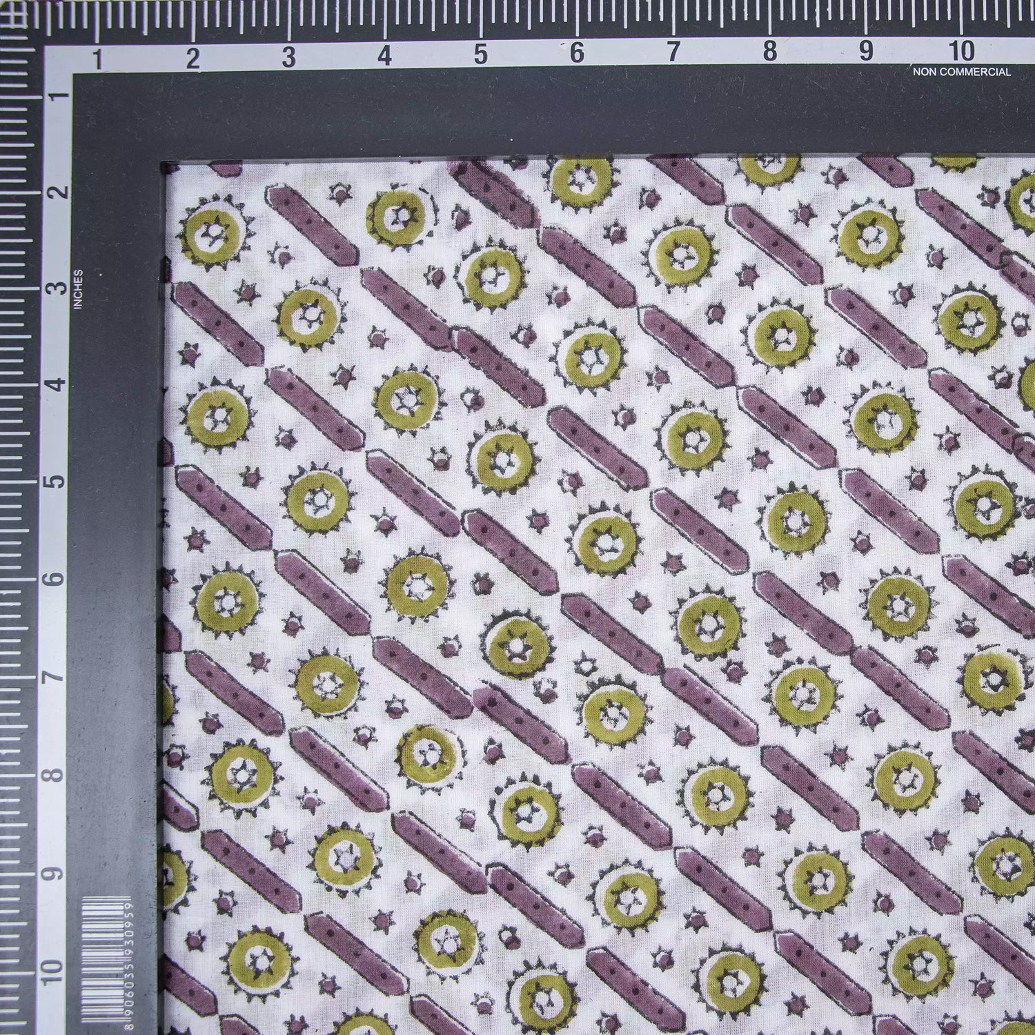 Multicolor Hand Block Printed Pure Cotton Fabric