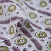 Multicolor Hand Block Printed Pure Cotton Fabric