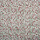 Premium Quality Floral Hand Block Printed Dress Making Fabric