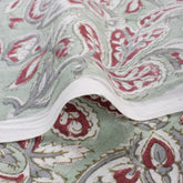 Premium Quality Floral Hand Block Printed Dress Making Fabric