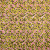 Attractive Floral Hand Block Printed Fabric for Women