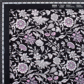 Indian Floral Hand Printed Cotton Fabric for Dress