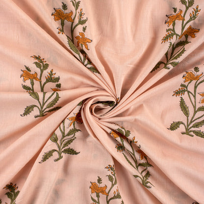 Pure Cotton Hand Block boota Printed Indian Fabric