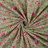 Floral Hand Block Indian Print Fabric Online