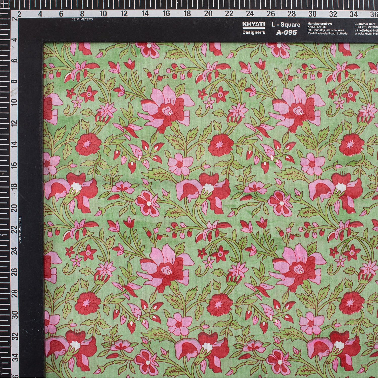 Floral Hand Block Indian Print Fabric Online