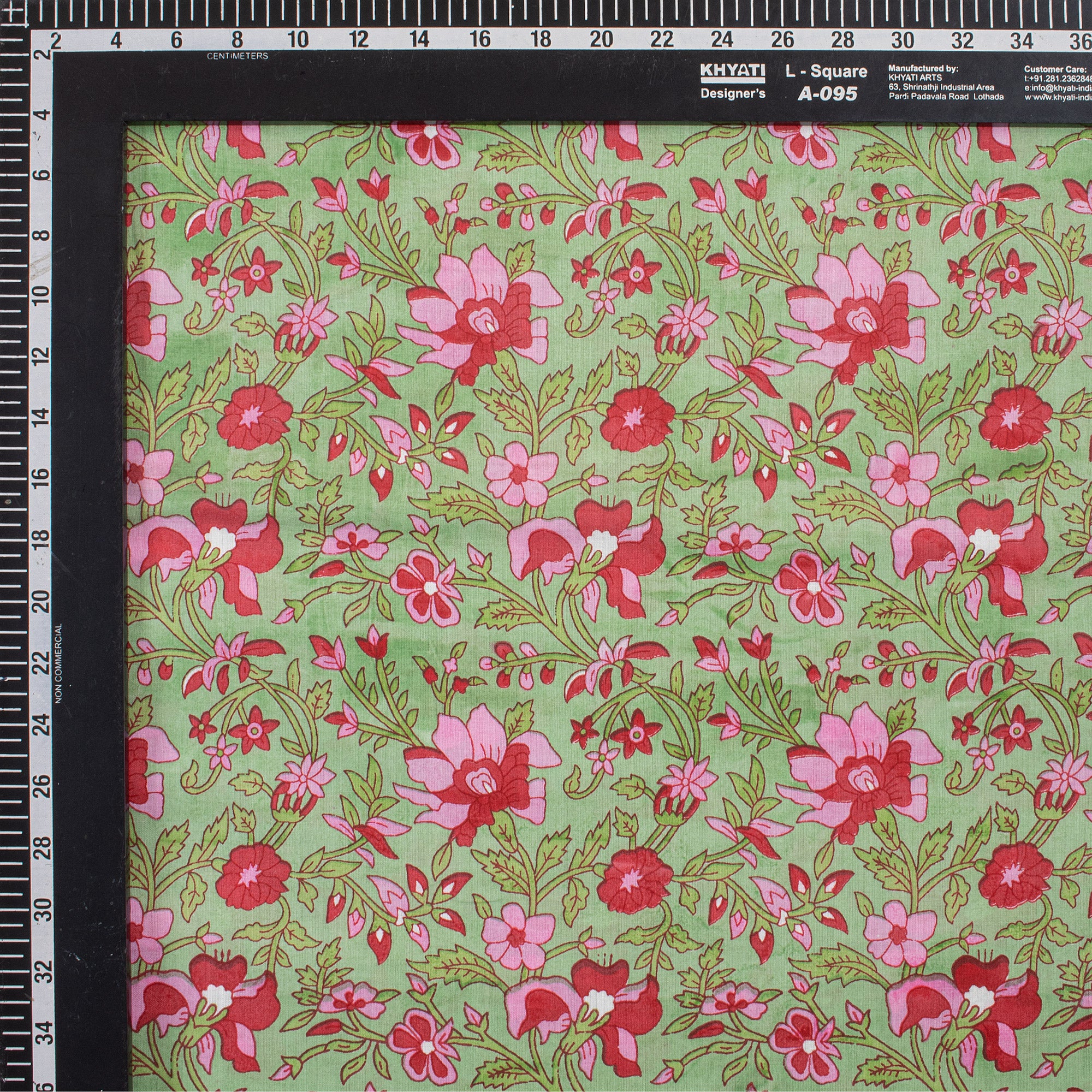 Floral Hand Block Indian Print Fabric Online